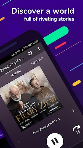 Audioteka: Audiobooks& Podcasts ภาพหน้าจอ 1