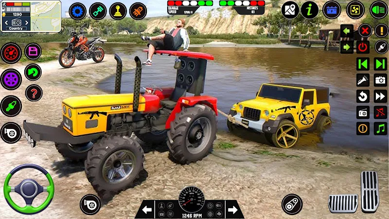 Tractor Driving Tractor Games স্ক্রিনশট 2