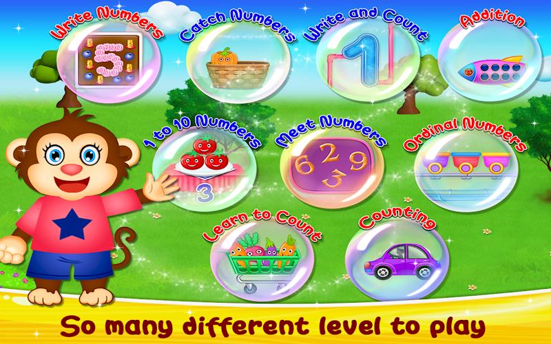 Baby Numbers Learning Game スクリーンショット 1