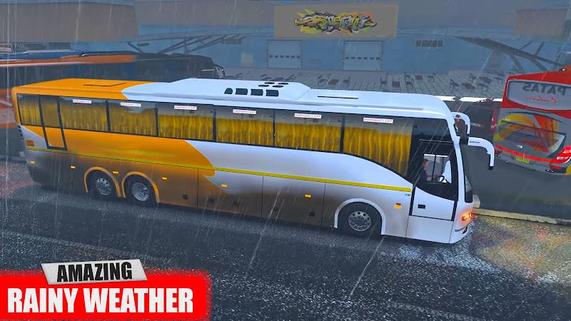 Euro Coach Bus Driving Games Captura de tela 3