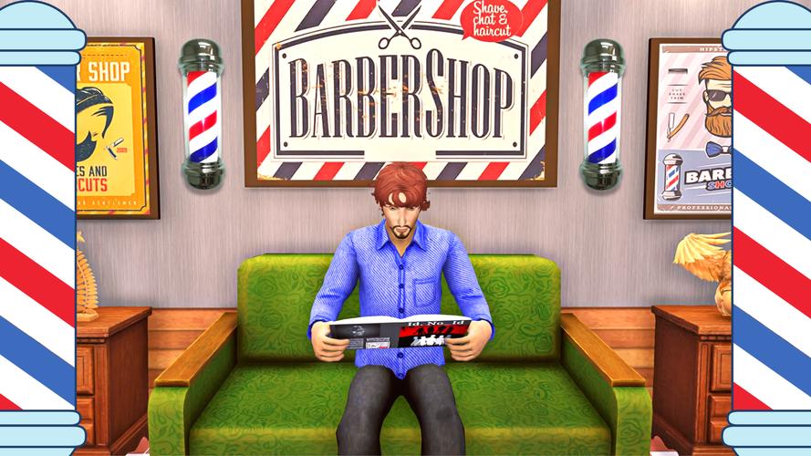 Real Barber Haircutting Shop Zrzut ekranu 0