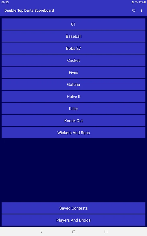 Double Top Darts Scoreboard スクリーンショット 0
