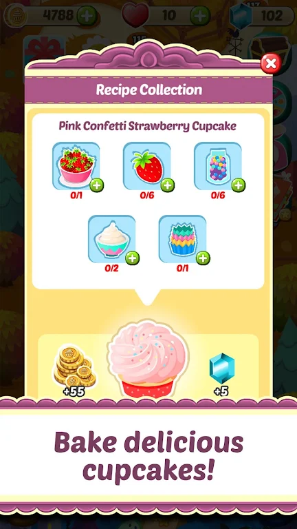 Mahjong Solitaire Cupcake Bake Screenshot 3