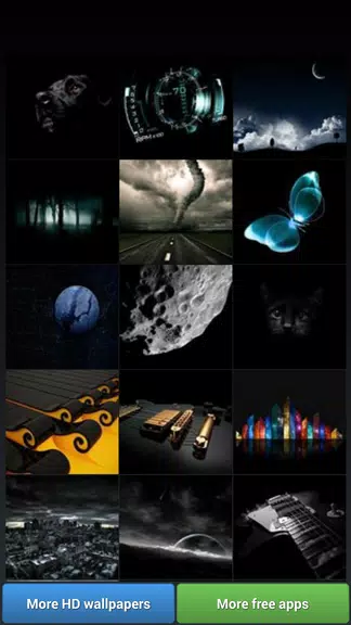 Black Theme HD Wallpapers 螢幕截圖 0