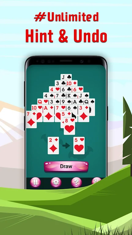 Pyramid - Classic Solitaire Скриншот 2