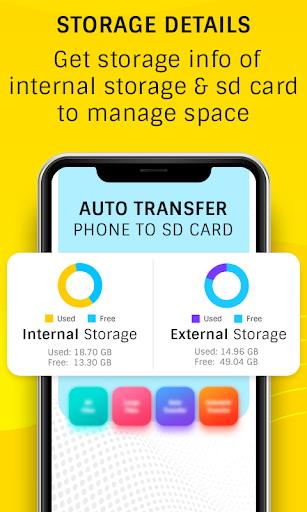 Auto Transfer:Phone To Sd Card ဖန်သားပြင်ဓာတ်ပုံ 0