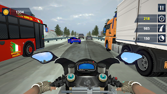 Endless Moto Traffic Racer 3D 螢幕截圖 1