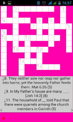 Bible Crossword ဖန်သားပြင်ဓာတ်ပုံ 1