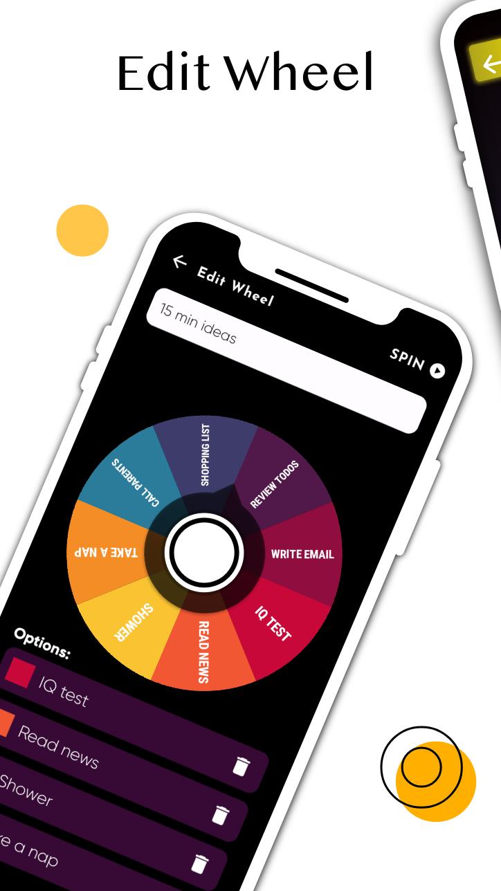 Spin The Wheel Decision Picker Schermafbeelding 3