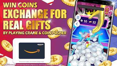 Cash Rewards-Crane Coin Pusher Tangkapan skrin 0