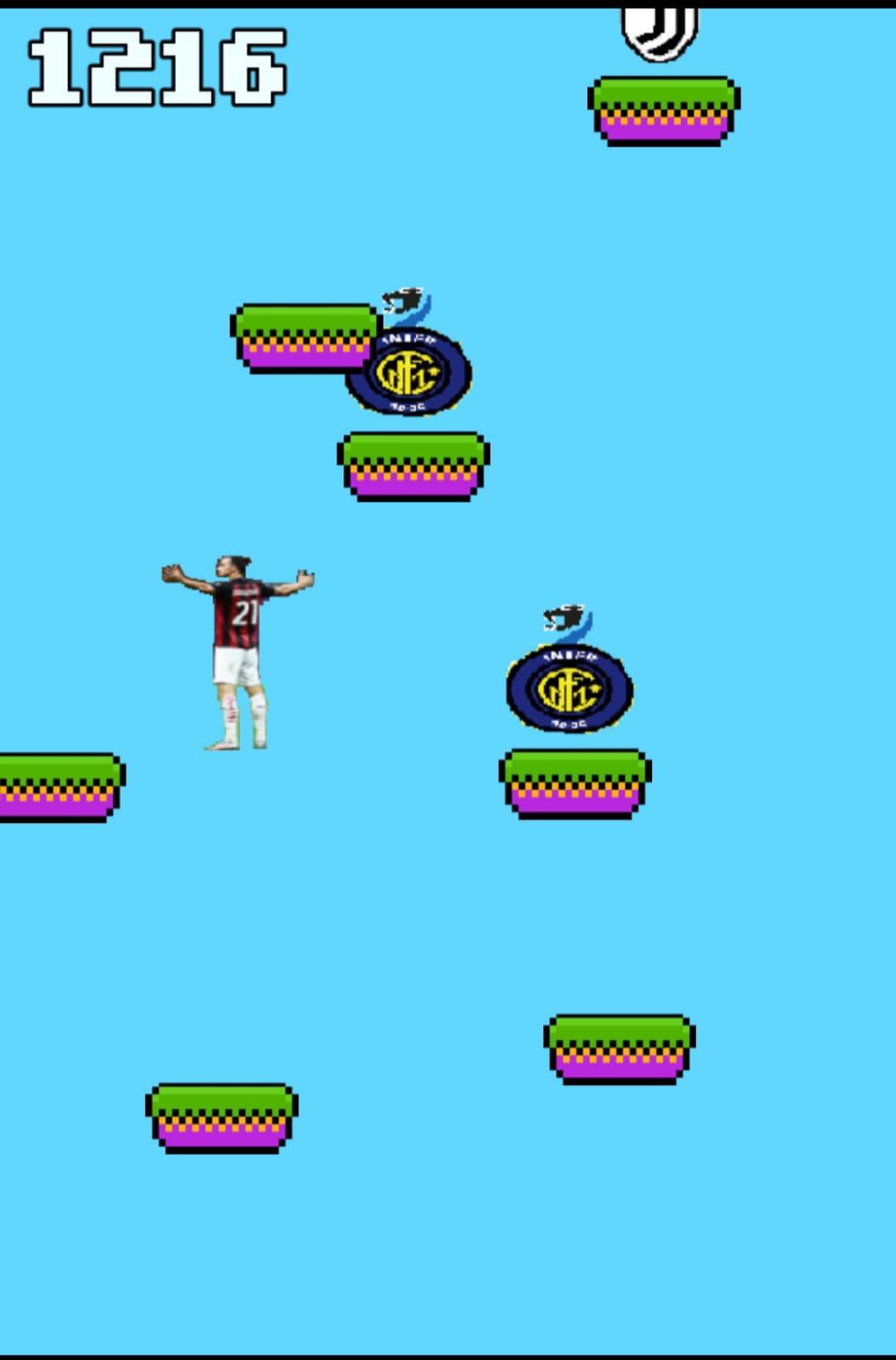 Doodle Zlatan Ibrahimovic Jump 螢幕截圖 3