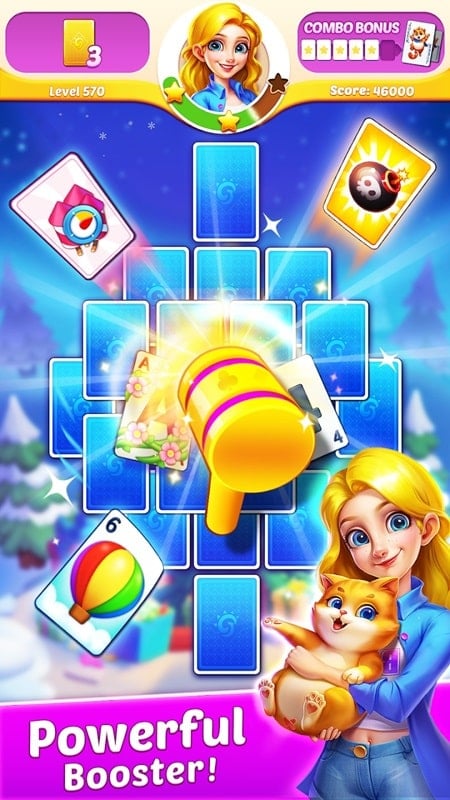 Solitaire Tripeaks Diary 스크린샷 1