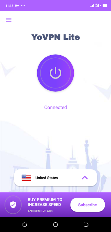 YoVPN-LITE, The Free fastest and most secured VPN Tangkapan skrin 0