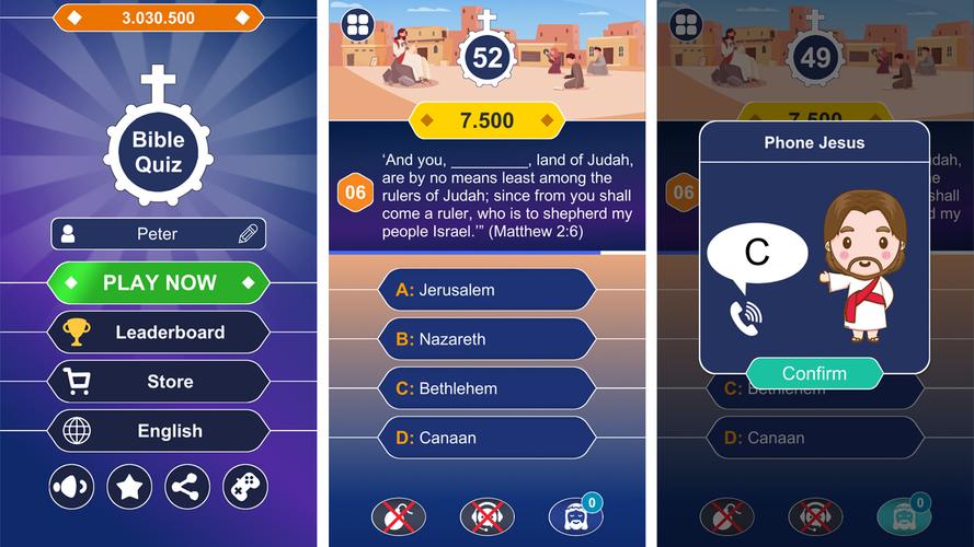Daily Bible Trivia: Quiz Games Ảnh chụp màn hình 0