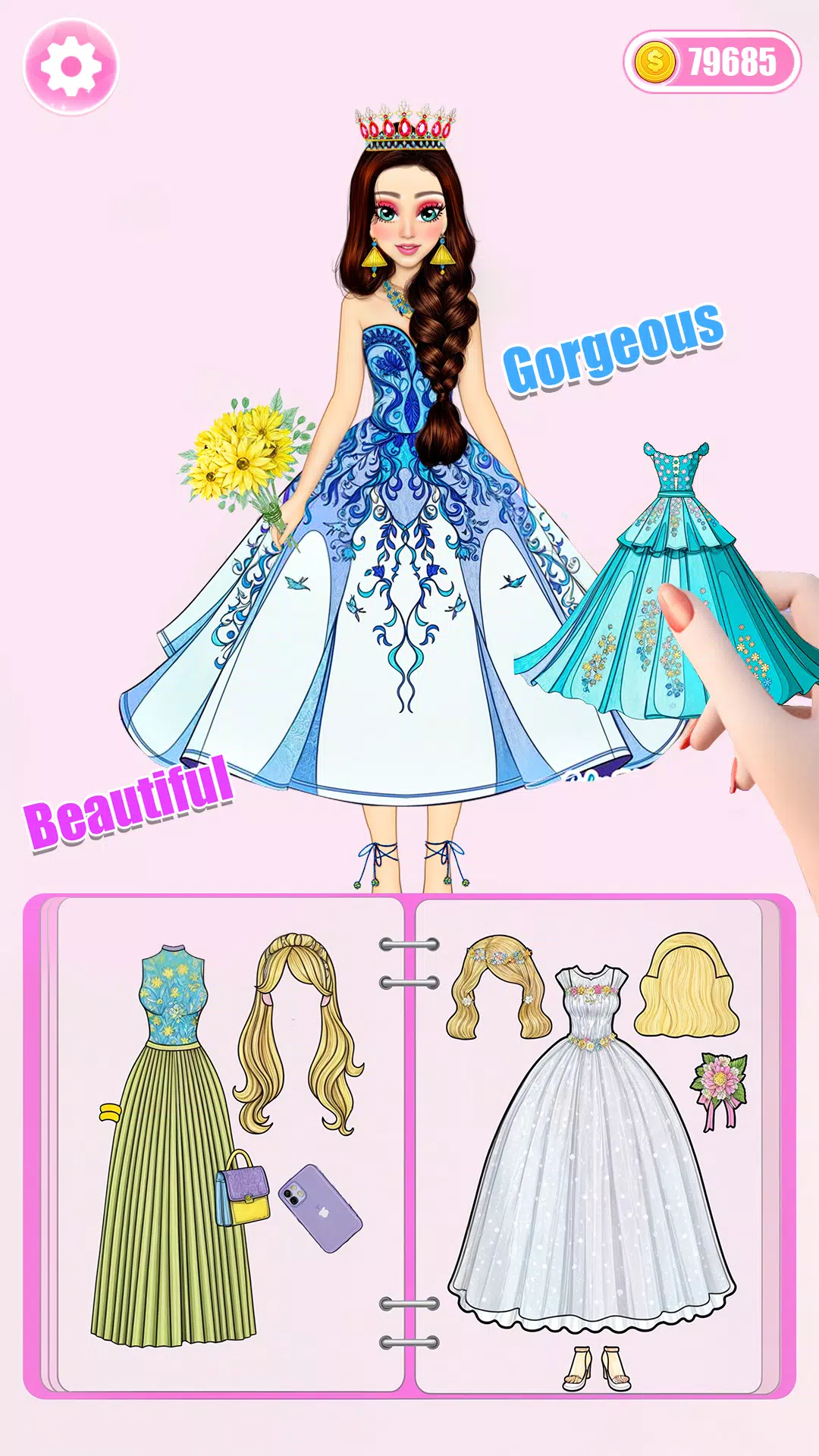 Paper Doll: Dress Up DIY Game Schermafbeelding 3