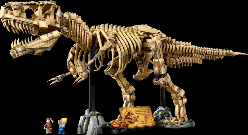 LEGO Unveils 3-Foot Jurassic Park T-Rex Skeleton Set
