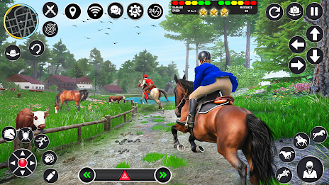 Horse Racing Games Horse Rider Ekran Görüntüsü 0