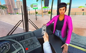 Bus Driving Sim- 3D Bus Games ภาพหน้าจอ 0