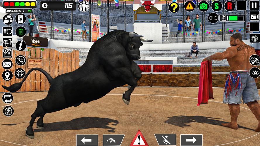 Wild Battle Craft: Bull Fight Ảnh chụp màn hình 0