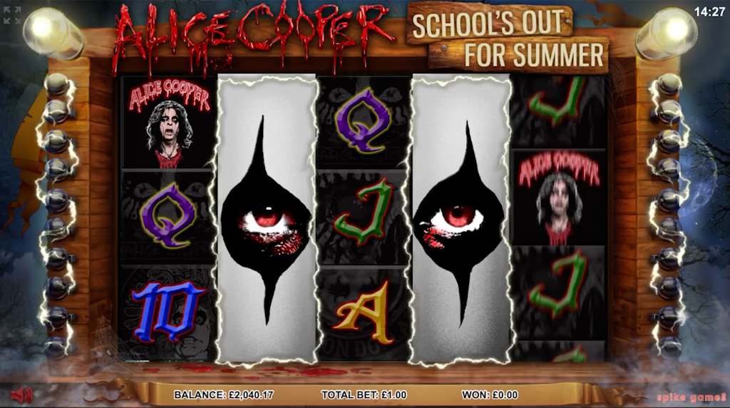 Alice Cooper.  Casino Slot Game. ภาพหน้าจอ 0