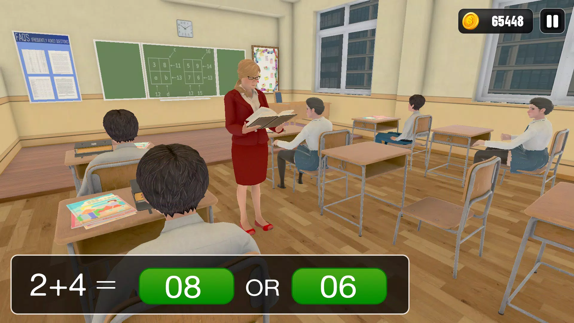 School Teacher Games 3D 螢幕截圖 0