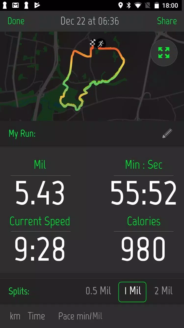 Running Distance Tracker + 螢幕截圖 2