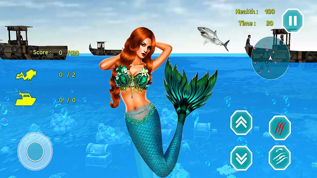 Mermaid Princess simulator 3D 螢幕截圖 0