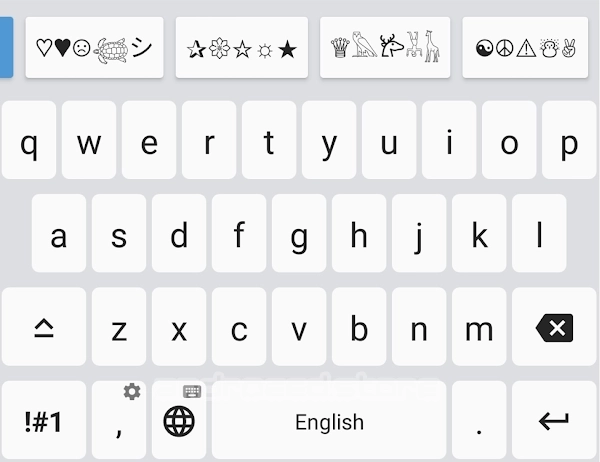 Fonts Font Keyboard for Emoji Symbols & Kaomoji Schermafbeelding 3