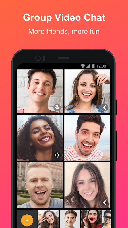 JusTalk - Video Chat & Calls Zrzut ekranu 1