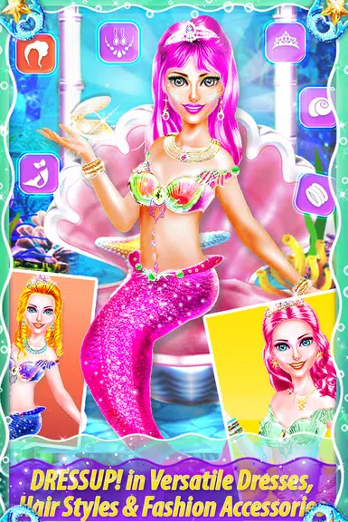 My Little Mermaid - Girls Game Tangkapan skrin 1