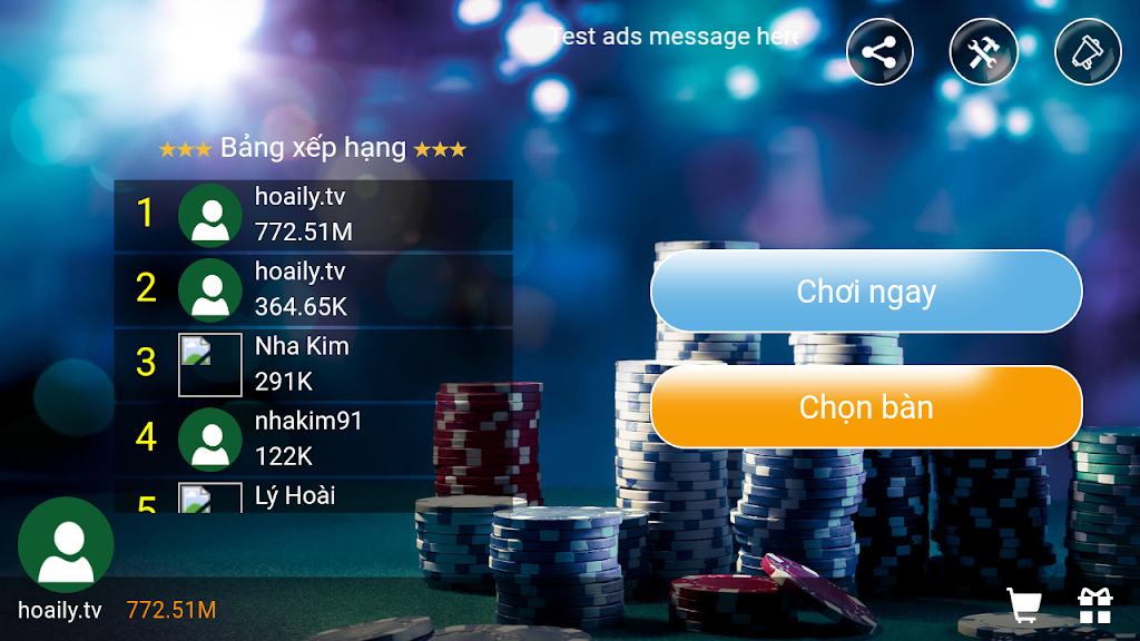 Tien Len Online スクリーンショット 1