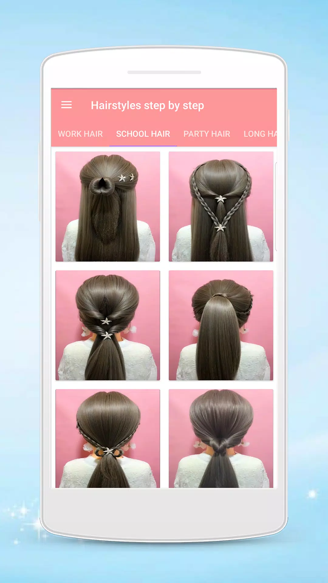 Schermata Hairstyles step by step 3