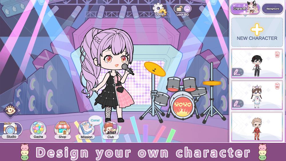 YOYO Doll Anime Dress Up Game Zrzut ekranu 0