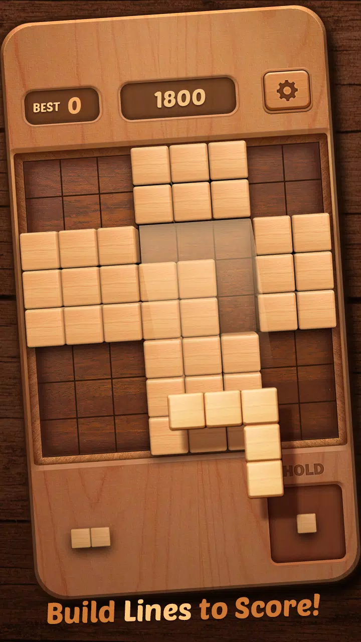 Wood Block Puzzle 3D Capture d'écran 0