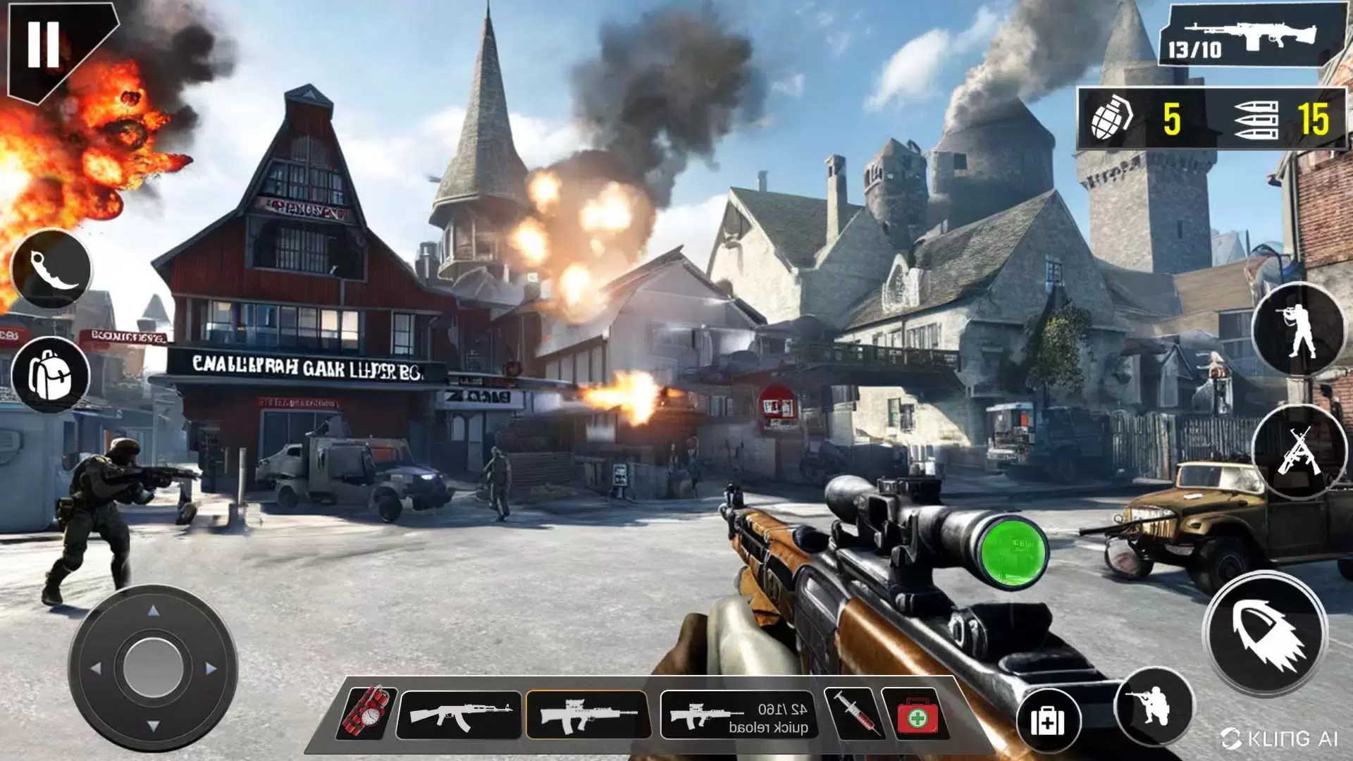 Gun Shooting 3d Shooter Games ภาพหน้าจอ 3