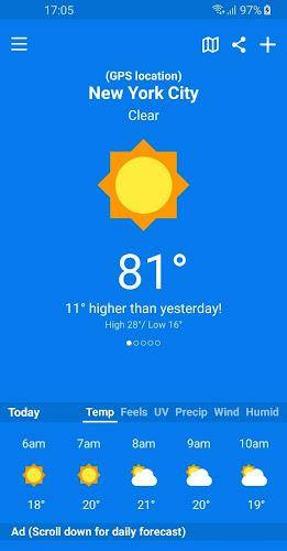 Weather & Clima - Weather Sky ภาพหน้าจอ 0