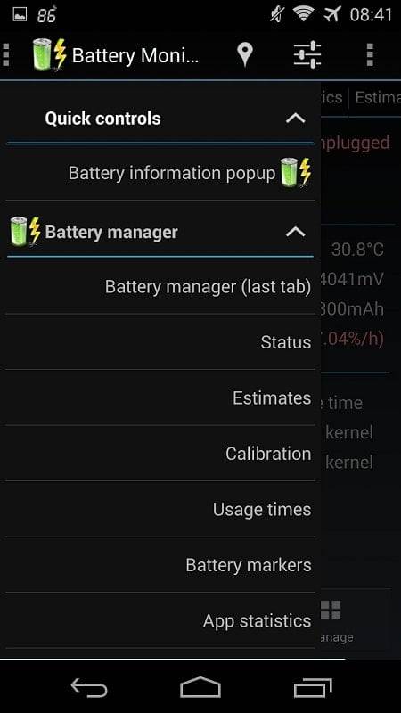 3C Battery Manager Screenshot 1