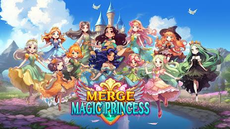 Merge Magic Princess: Tap Game 螢幕截圖 0