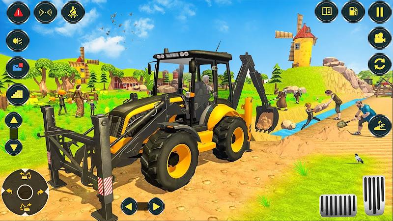 Village Excavator JCB Games 螢幕截圖 3