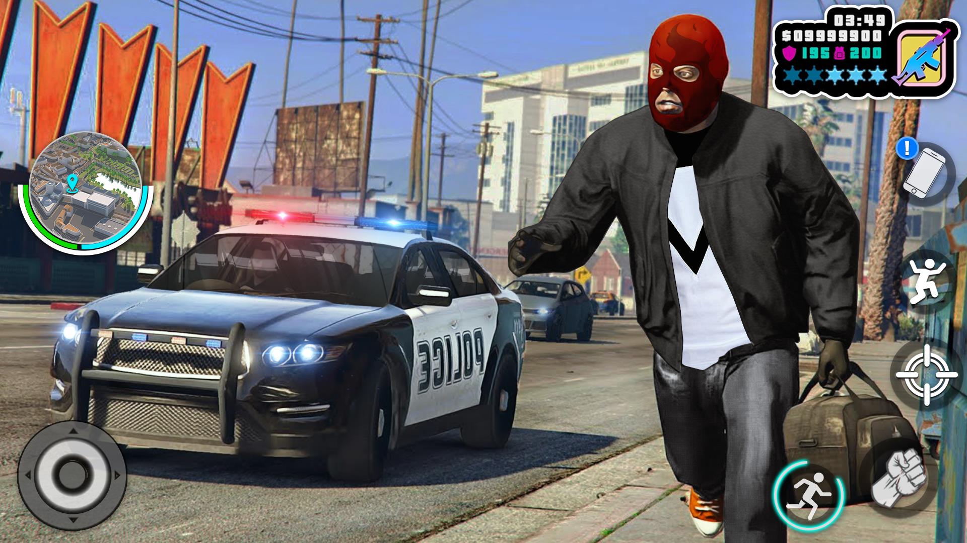 Gangster Theft Crime Simulator Captura de tela 1