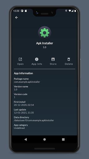 Apk Installer Lite (Package Manager) Скриншот 1