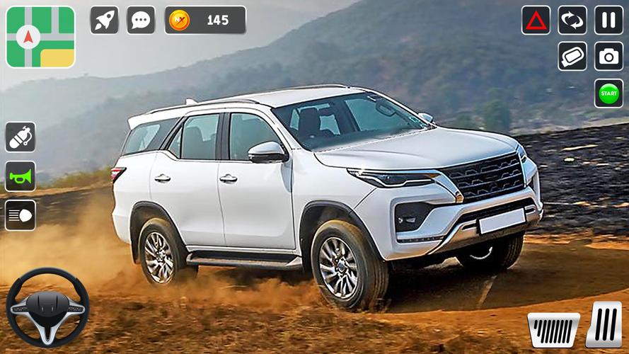 Fortuner Car Simulator Game 3D Capture d'écran 3