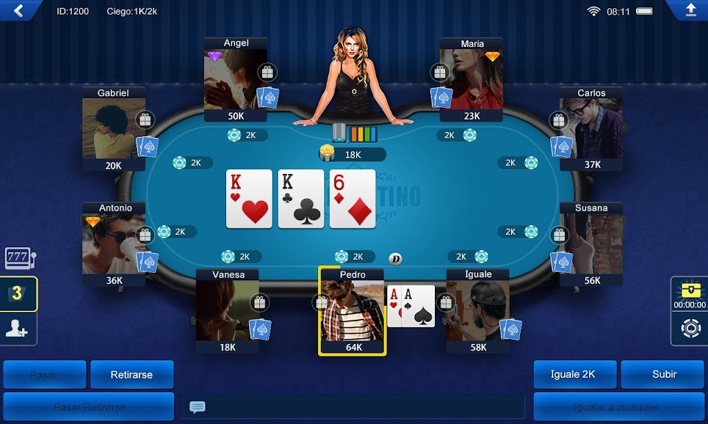 Poker Latino HD स्क्रीनशॉट 2