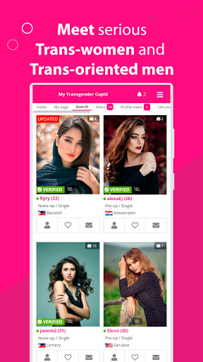 Transgender / TS dating app 螢幕截圖 2