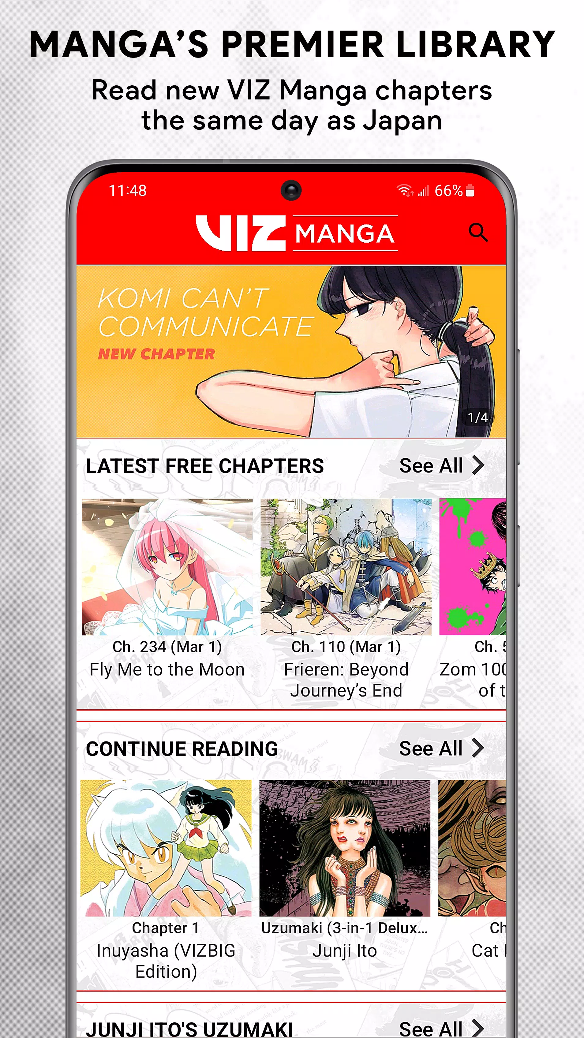 VIZ Manga 螢幕截圖 0