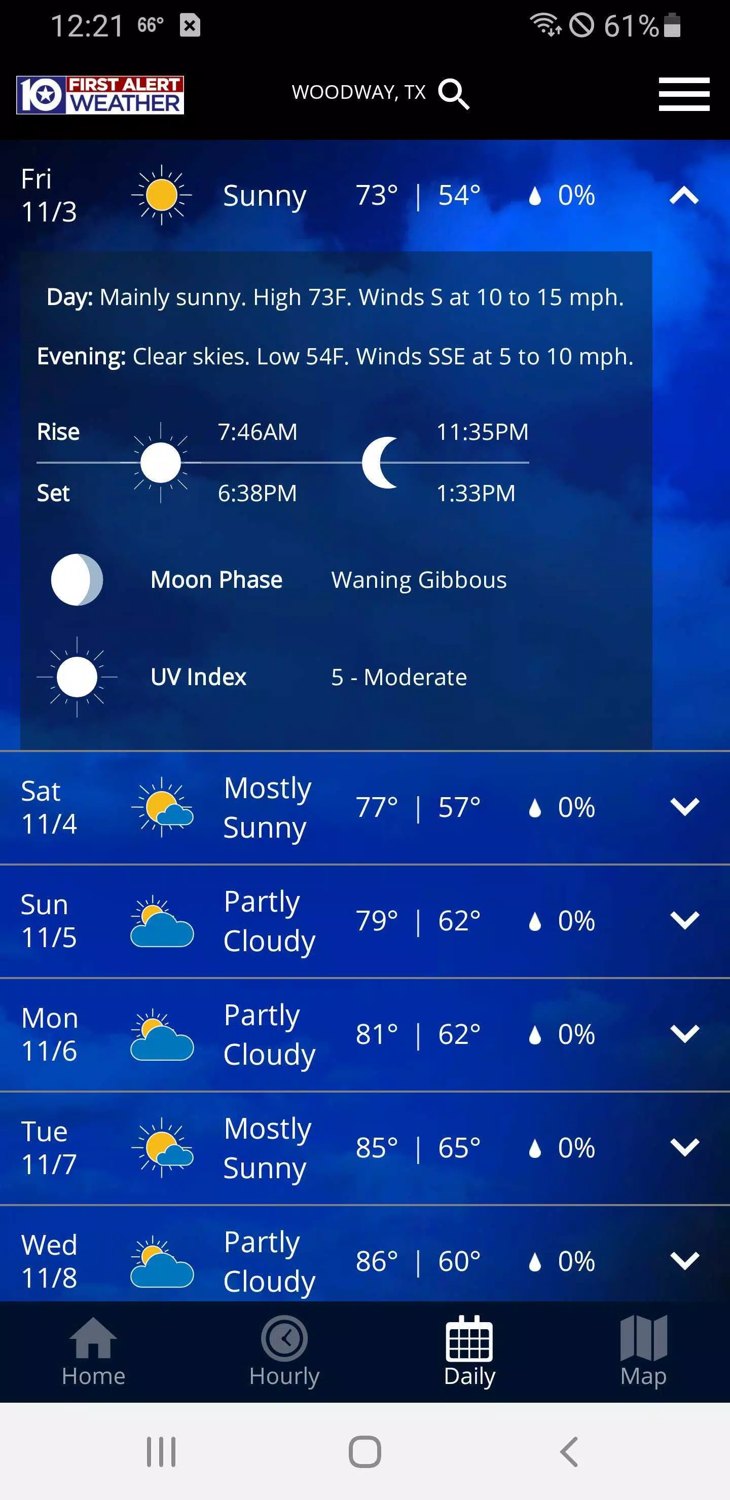 KWTX Weather Ảnh chụp màn hình 2