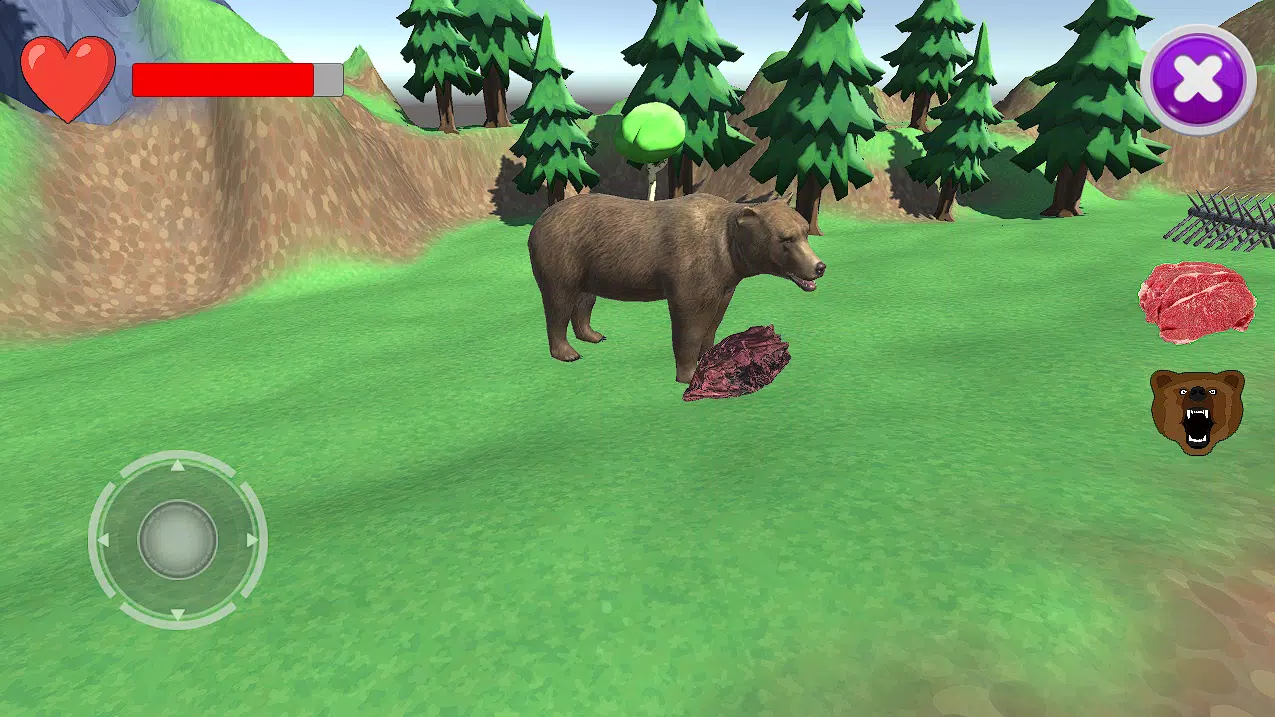 Bear simulator Captura de tela 1