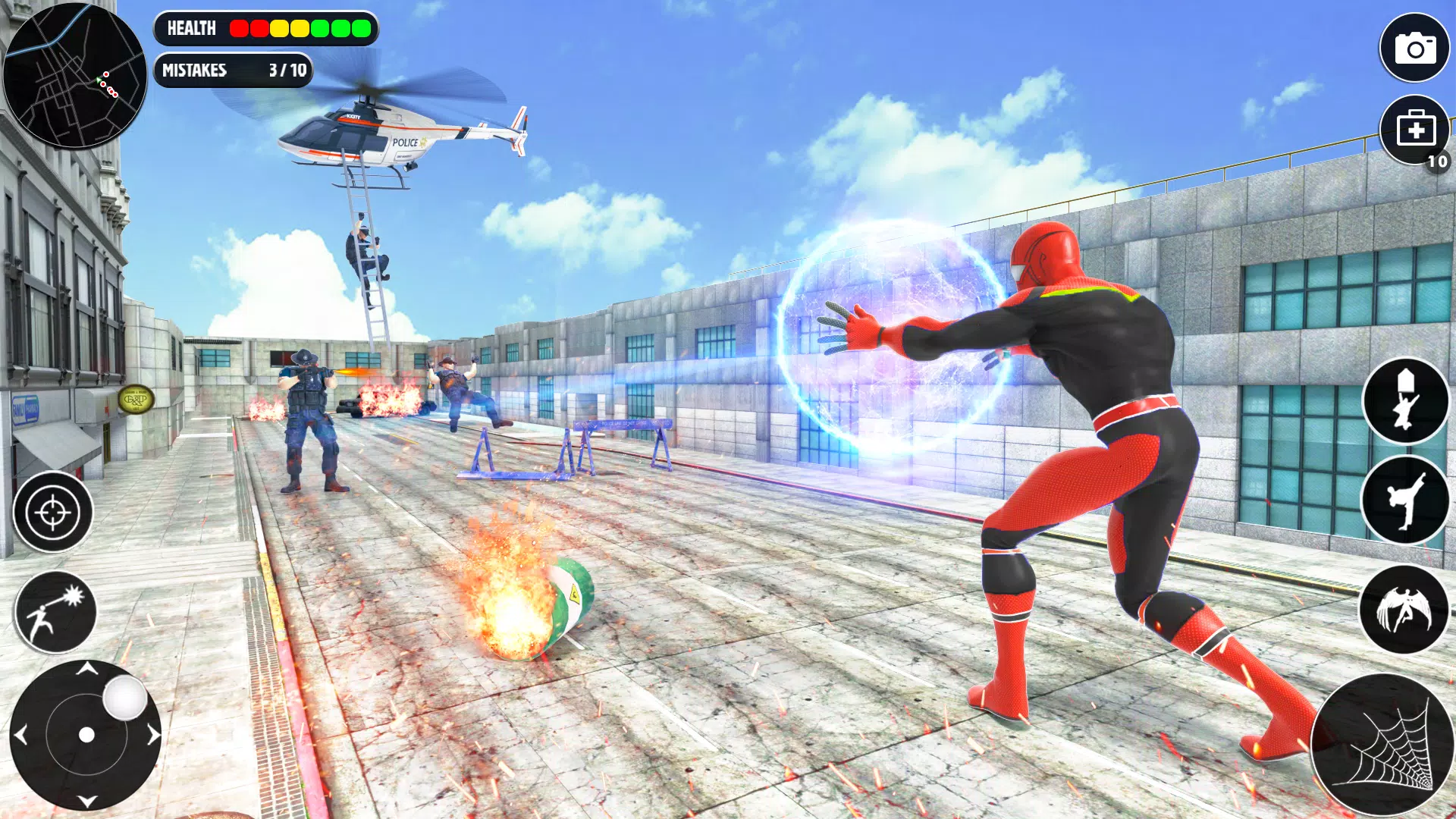 Spider Fighting Man Hero Games Captura de tela 1
