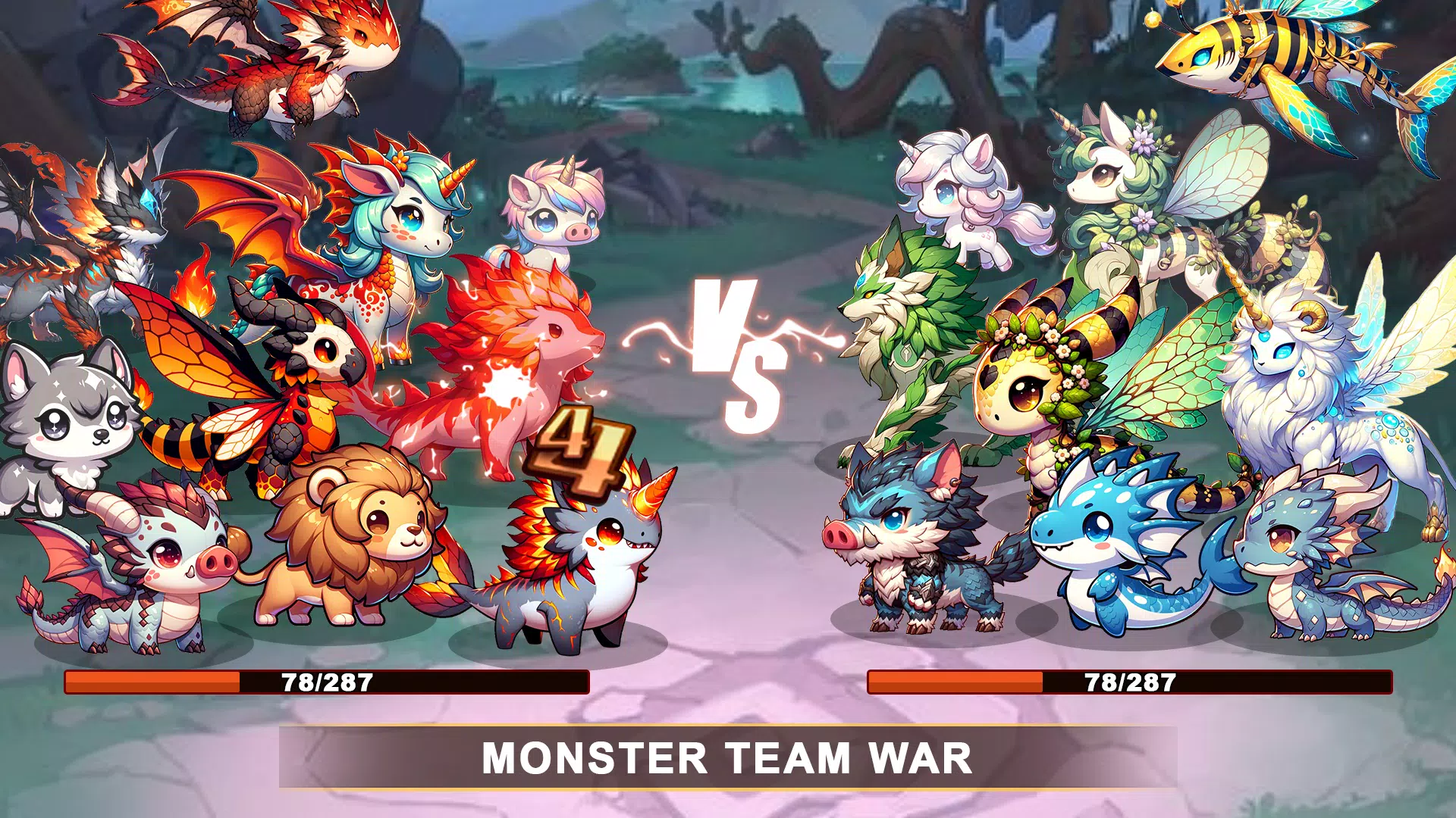 Master Fusion : Monster War スクリーンショット 1