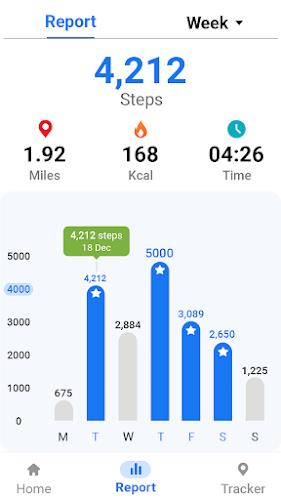 Pedometer - Step Tracker Captura de tela 2